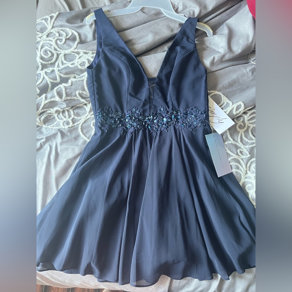 Navy Blue Dress